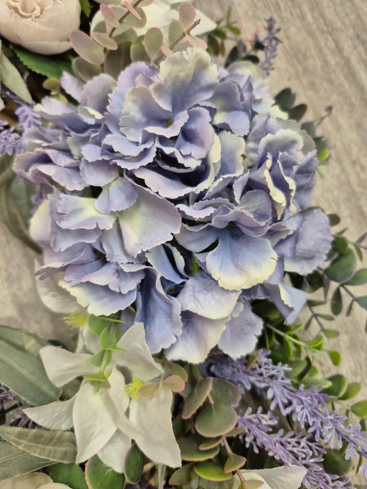 Door Wreath - Winter artificial flowers & foliage