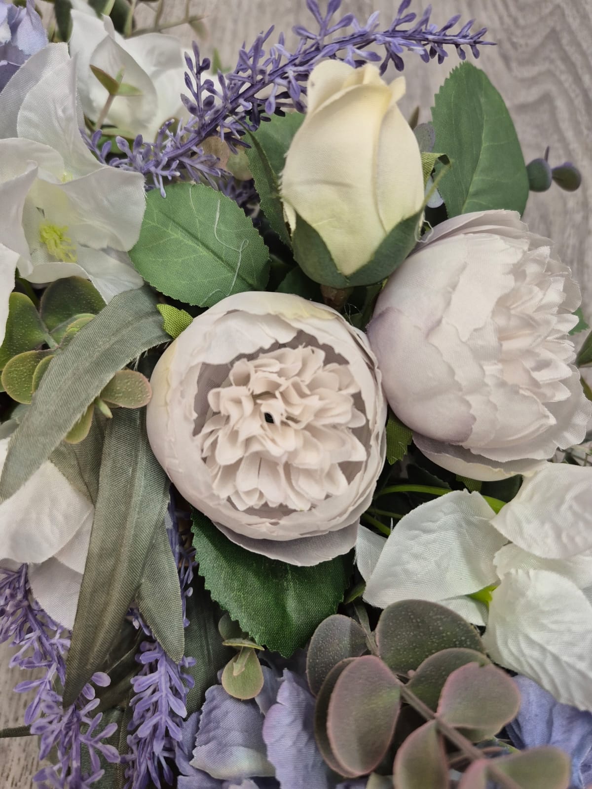 Door Wreath - Winter artificial flowers & foliage