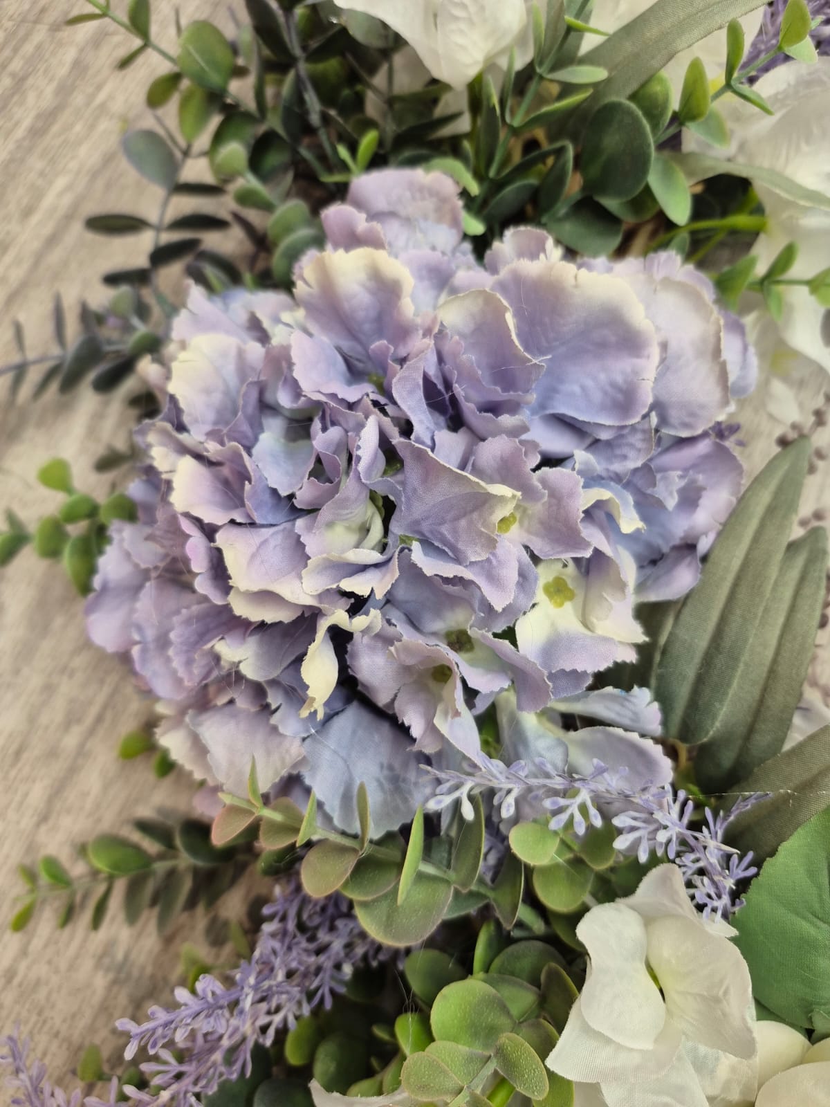 Door Wreath - Winter artificial flowers & foliage